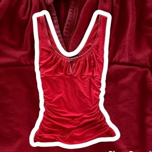BEBE y2k style stretch tank